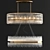 Chic Crystal Chandeliers for Luxurious Ambiance 3D model small image 1