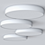 Arkoslight Drum 90: Stylish LED Ceiling Lamp 3D model small image 2