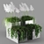 Urban Oasis: Potted Greenery 3D model small image 1