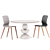 Marble Dining Set: Stylish & Elegant 3D model small image 1