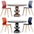 Marble Dining Set: Stylish & Elegant 3D model small image 5