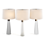 Sleek & Elegant Olsen Table Lamp 3D model small image 1