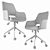 ErgoFlex Tilt Office Chair 3D model small image 3