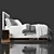 Avalon Storage Bed: Stylish and Functional 3D model small image 2