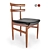 Vintage Danish Rosewood Dining Chair 3D model small image 1