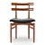 Vintage Danish Rosewood Dining Chair 3D model small image 3