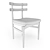 Vintage Danish Rosewood Dining Chair 3D model small image 4