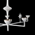 Celestial Gesso Chandelier 3D model small image 3