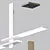Sleek Cantilevered LED Pendant 3D model small image 3