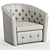 Ginger Luxury Armchair: Italian Elegance 3D model small image 2