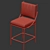 Elegant Soane Opera Counter Stool 3D model small image 2