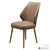 Elegant Porto Dining Chair 3D model small image 1