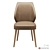 Elegant Porto Dining Chair 3D model small image 2