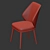 Elegant Porto Dining Chair 3D model small image 4