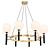 Modern Brass Pill Pendant Light 3D model small image 1