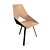 ErgoWood Los Angeles Chair 3D model small image 5