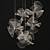 Artistic Palm Grove Chandelier 3D model small image 1