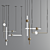 Modern Suspension Pendant Collection 3D model small image 3