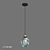 Scandinavian Style Suspension Light | 150cm Height | E27 1*40w 3D model small image 1