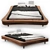 Gie-el Modern Bed 3D model small image 1