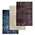 Luxury Set of Carpets: High-Quality Textures 3D model small image 1