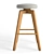 Drubin Swivel Counter Stool 3D model small image 2