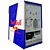 Title: Red Bull Mini Fridge: Low Poly Design 3D model small image 4