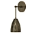 Elegant Twig Sconce: Illuminate in Style 3D model small image 1