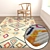 Luxury Carpet Set: High-Quality Textures for Various Perspectives 3D model small image 5