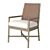 Elegant Bercut Dining Armchair 3D model small image 3