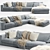 Vittoria Charlie: Stylish and Spacious Sofa 3D model small image 1