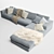 Vittoria Charlie: Stylish and Spacious Sofa 3D model small image 3