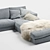 Vittoria Charlie: Stylish and Spacious Sofa 3D model small image 4