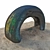 High-Quality Car Tire: 8K Texture 3D model small image 1