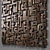 Modern Wall Sculpture 3D model small image 2