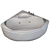 Ariana 703: Luxurious Bathtub 3D model small image 4