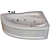 Elegant Ariana Bathtub 3D model small image 3