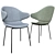 Aiku Soft Chairs: Stylish and Comfortable 3D model small image 1