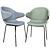 Aiku Soft Chairs: Stylish and Comfortable 3D model small image 2