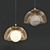 Luxury Gold Mesh Pendant Lamp (FLADE) 3D model small image 6