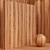 Seamless Oak Wood Box Set 3D model small image 3