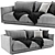 Poliform Bristol: Modern Comfort Sofa 3D model small image 3