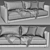 Poliform Bristol: Modern Comfort Sofa 3D model small image 4