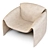 Poliform Le Club: Modern Elegance Armchair 3D model small image 4