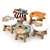 Wildlife Kids Furniture Set 3D model small image 2