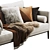 Maxalto Simpliciter Modern Sofa 3D model small image 3