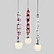 Sleek Chain Pendant Lamp 3D model small image 6