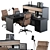 Executive Suite: Contemporary Office Furniture 3D model small image 1