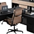 Executive Suite: Contemporary Office Furniture 3D model small image 3