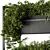 Elegant Black Box Plant Stand 3D model small image 3